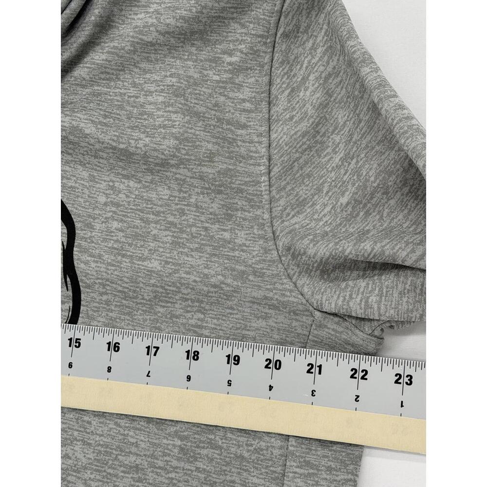 What The Fin Performance Fabric Hoodie Medium Gray Casual Fit Polyester - Picture 8 of 10